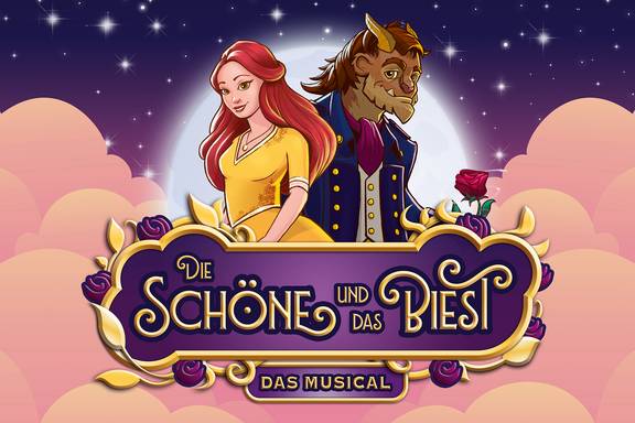 Die Schoene und das Biest   das Musical Plakatmotiv quer