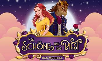 Die Schoene und das Biest   das Musical Plakatmotiv quer ©Kai Wienen © Theater Liberi